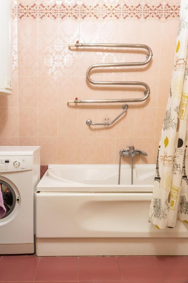 Apartment Triokhsviatytelskaya Street 3 基輔 外观 照片